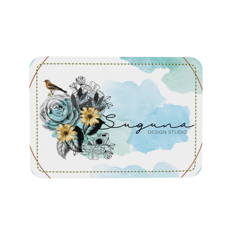 Blue Square Hobo Bag