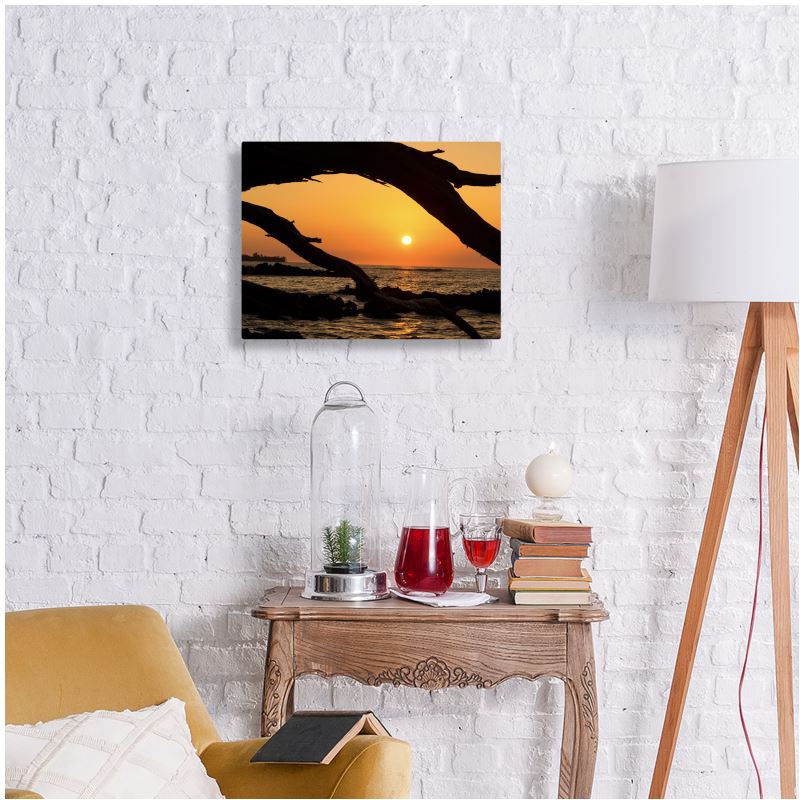 Silhouette of Sunset in Hawaii