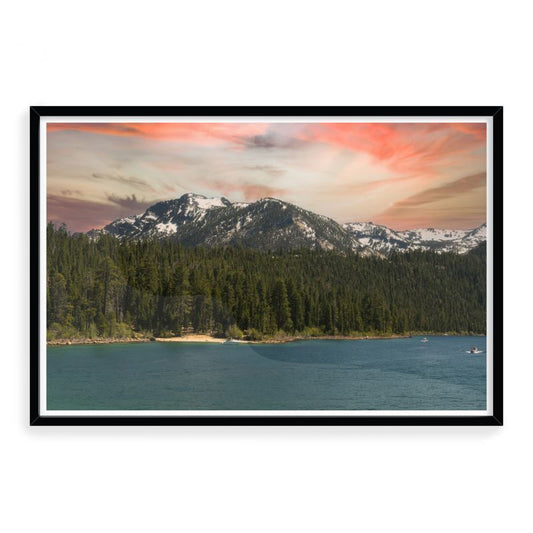 Sunset in Lake Tahoe