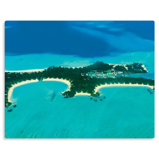 Aerial view of Maldives