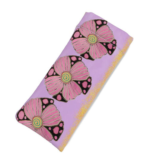 Floral Glasses Case Pouch