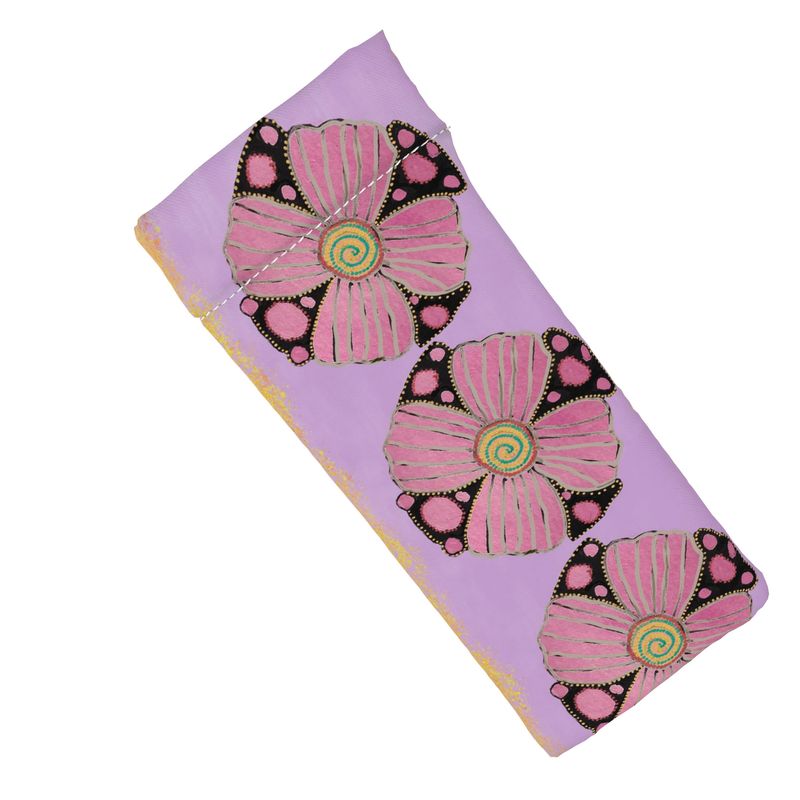 Floral Glasses Case Pouch