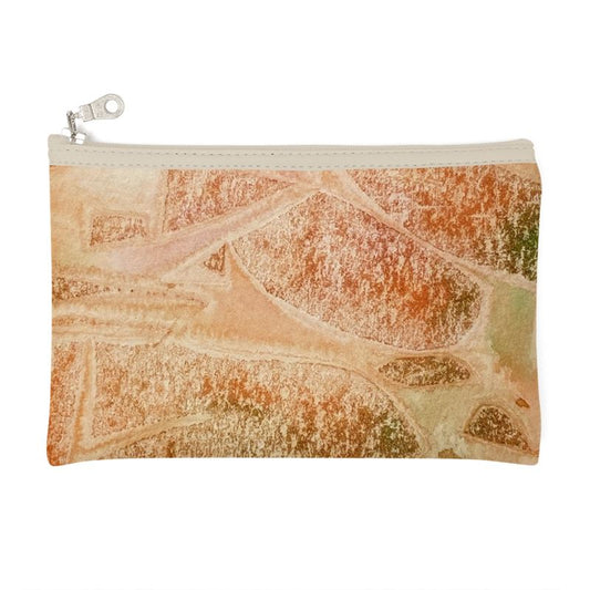 Brown & Orange Pencil case