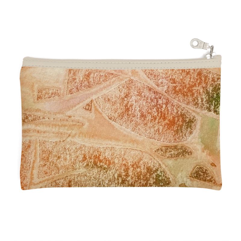 Brown & Orange Pencil case