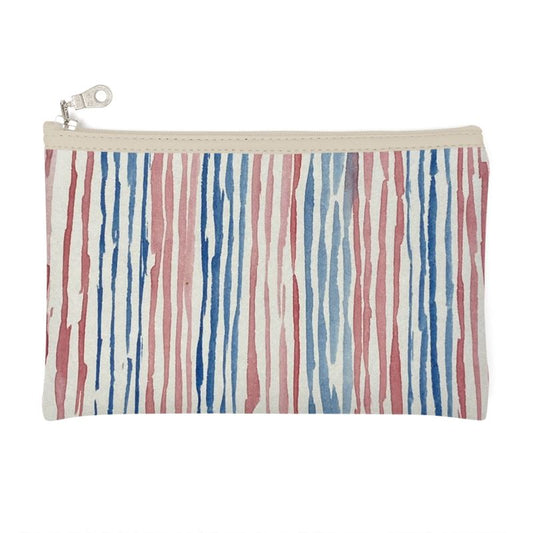 Red & Blue strip Pencil case